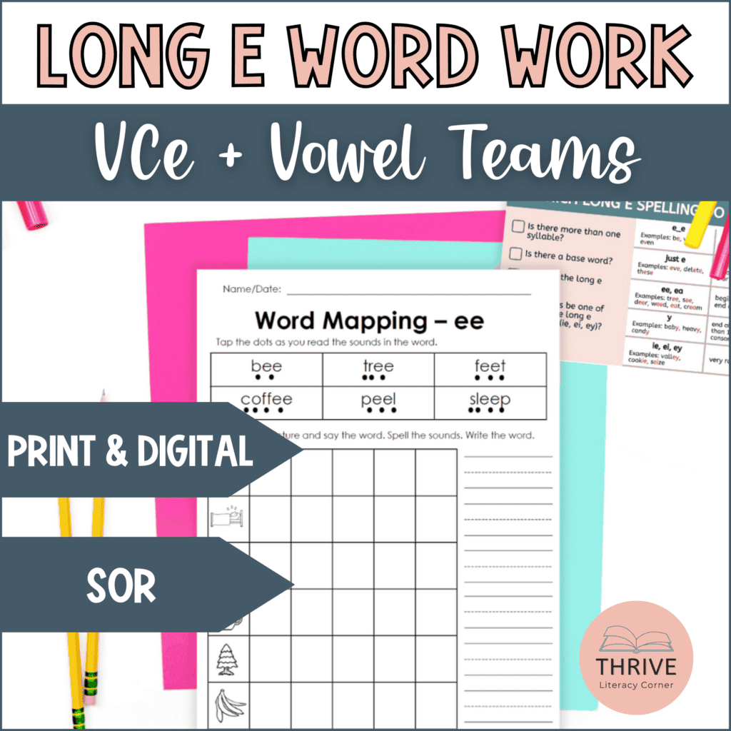 long e worksheets