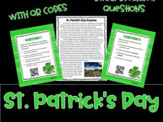 Image for Revise and Edit Task Cards St. Patrick's Day