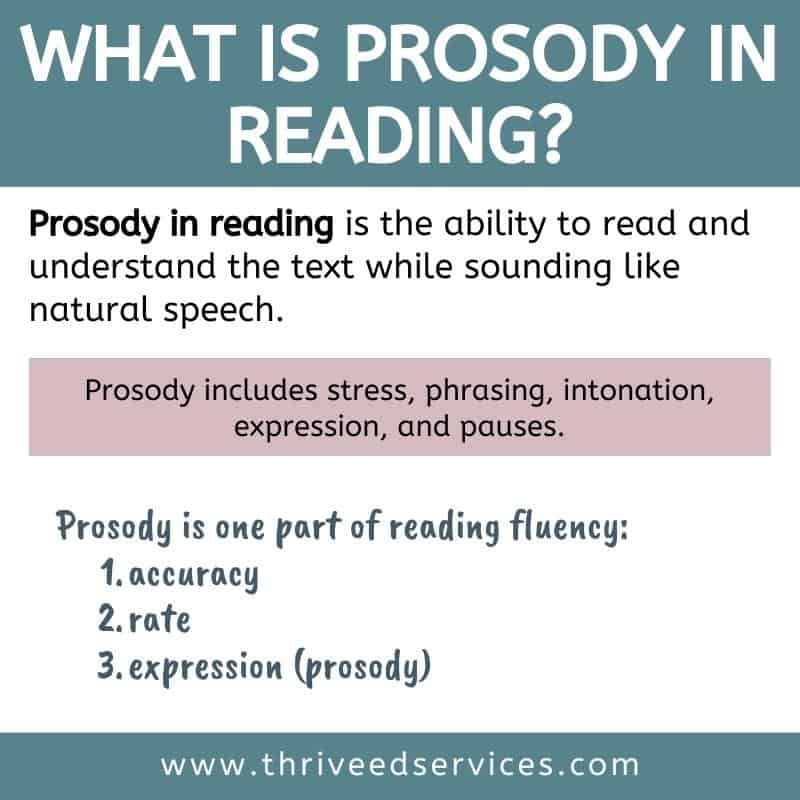 what is prosody in reading definition