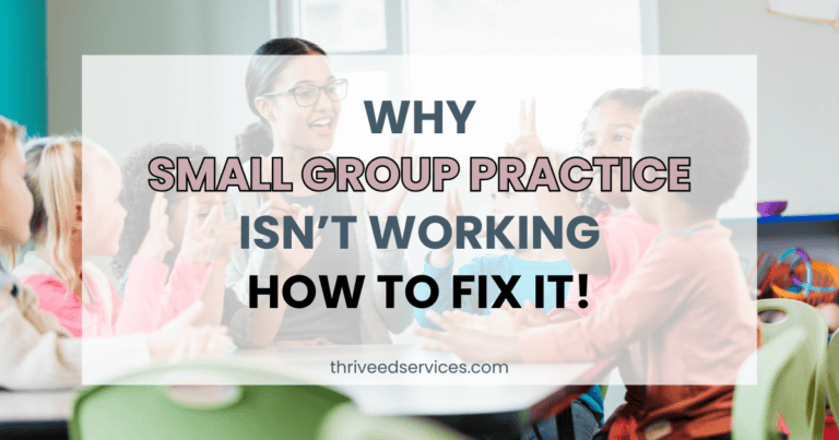 Why Small Group Practice Isn’t “Sticking” (And What to Adjust First)