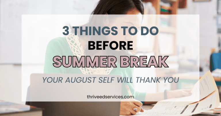 3 things before summer break social image